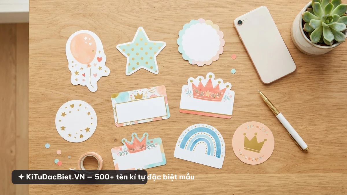 Bộ tên kí tự đặc biệt mẫu để chọn cho game và mạng xã hội